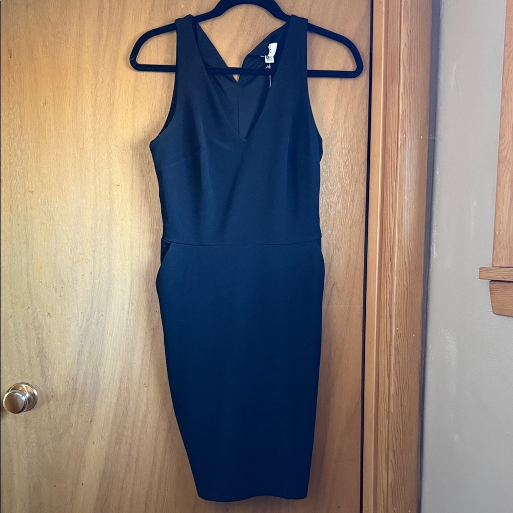 a new day Black Backless Dress
